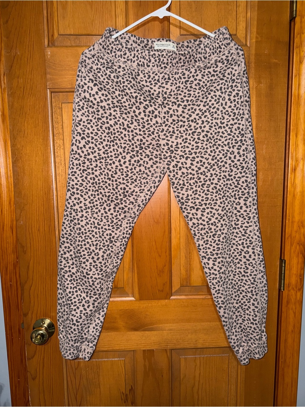 Abercrombie & fitch leopard jogger sweatpants
